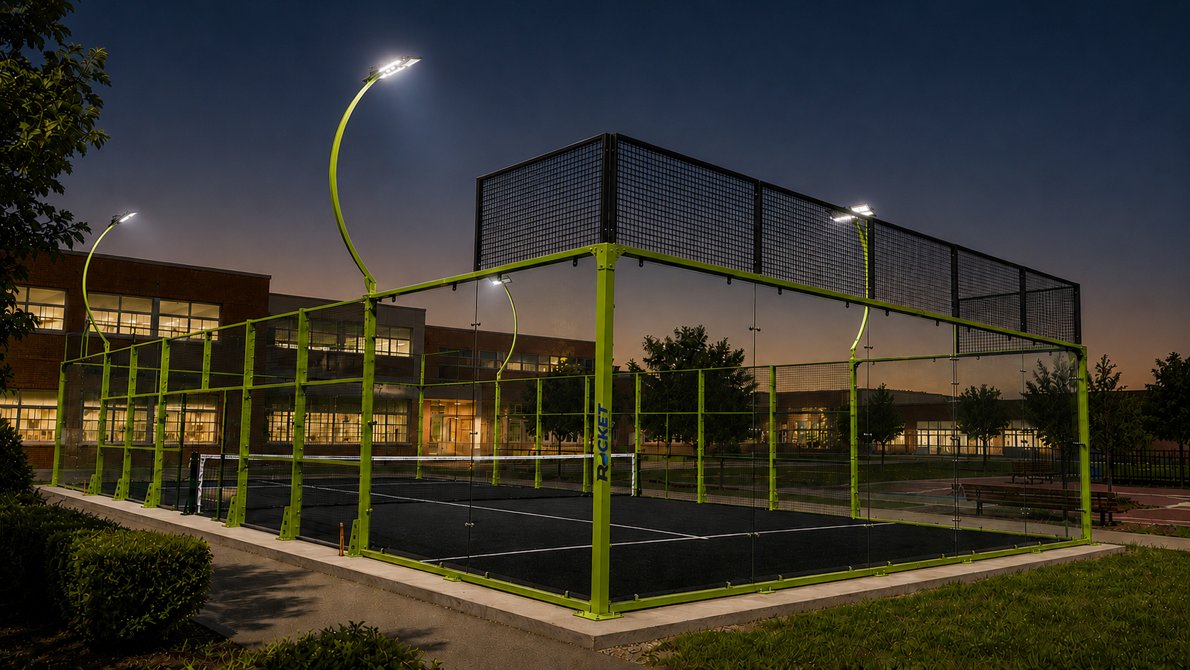 Cancha de pádel Rocket Sport Noche